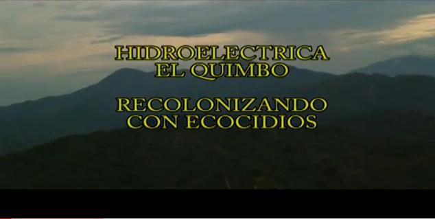 Nuevo documental sobre lo que pasa en el Quimbo